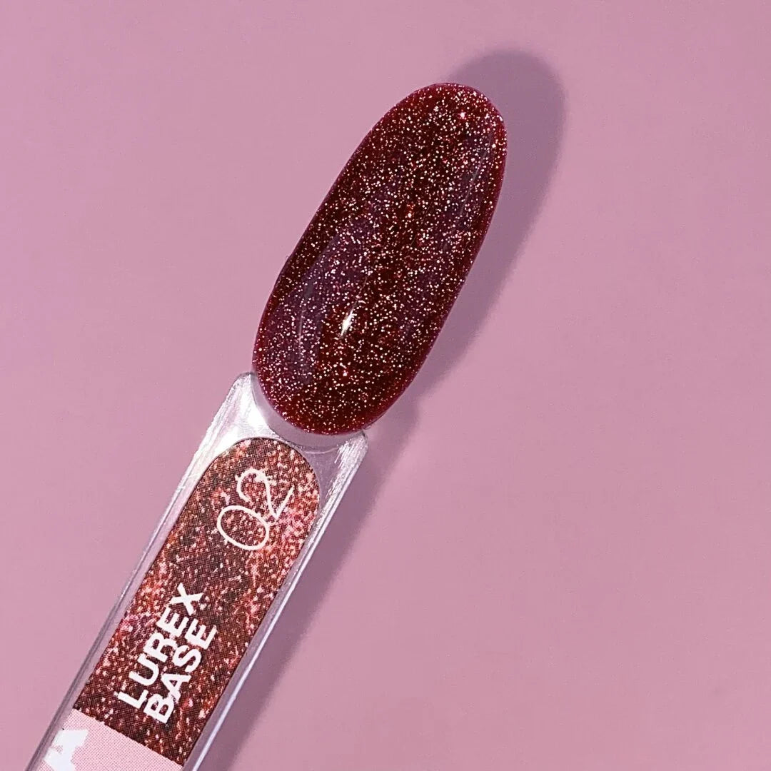 Lunamoon Lurex Base 13ml #2 - Kamuflážní báze na gel lak