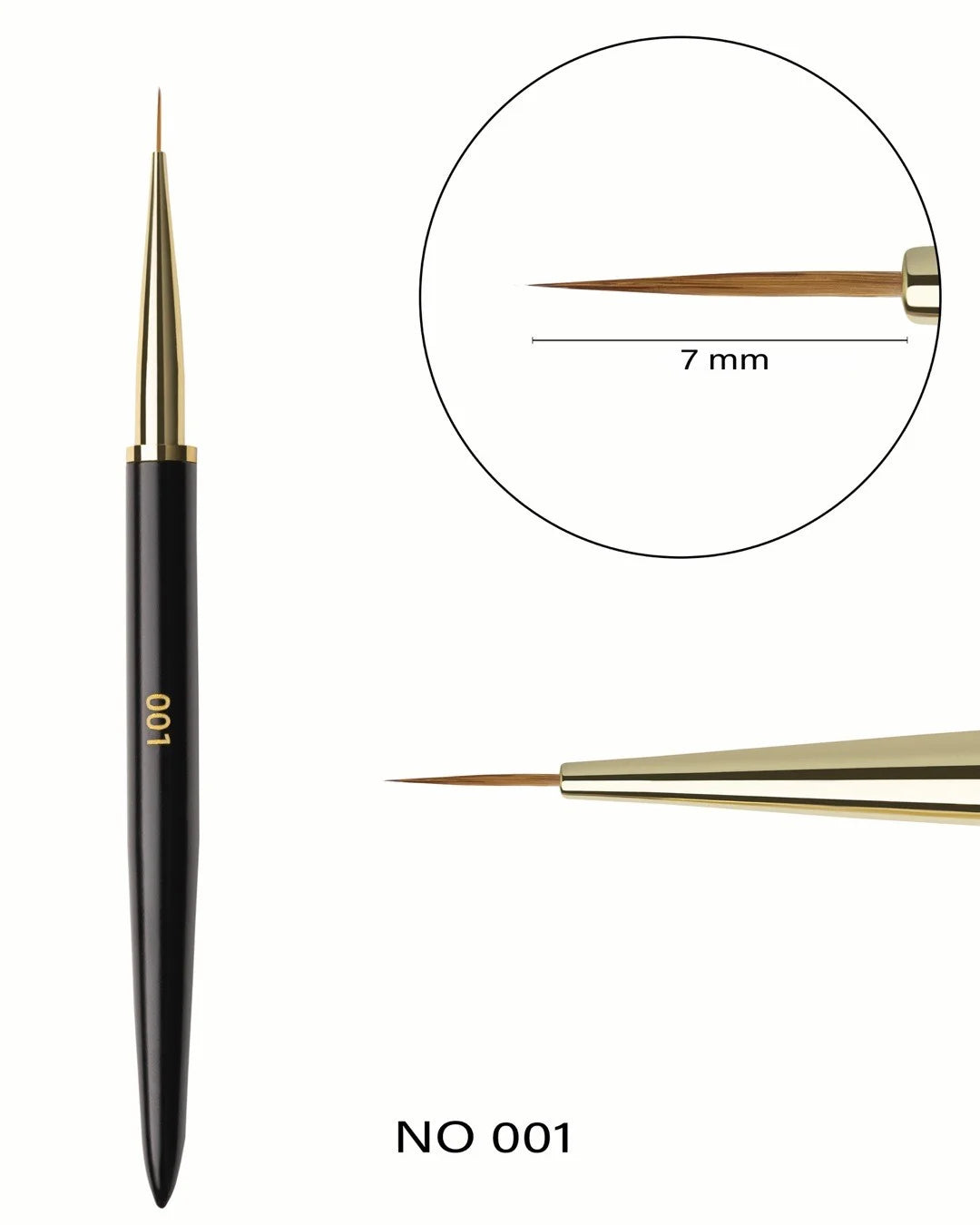 F.O.X Nail Art Brush 001 "Liner"