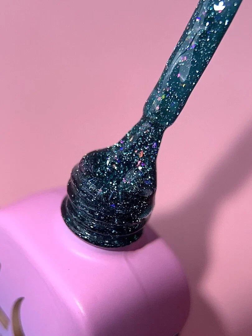 Lunamoon Lurex Base 13 ml #6 - Kamuflážní báze na gel lak