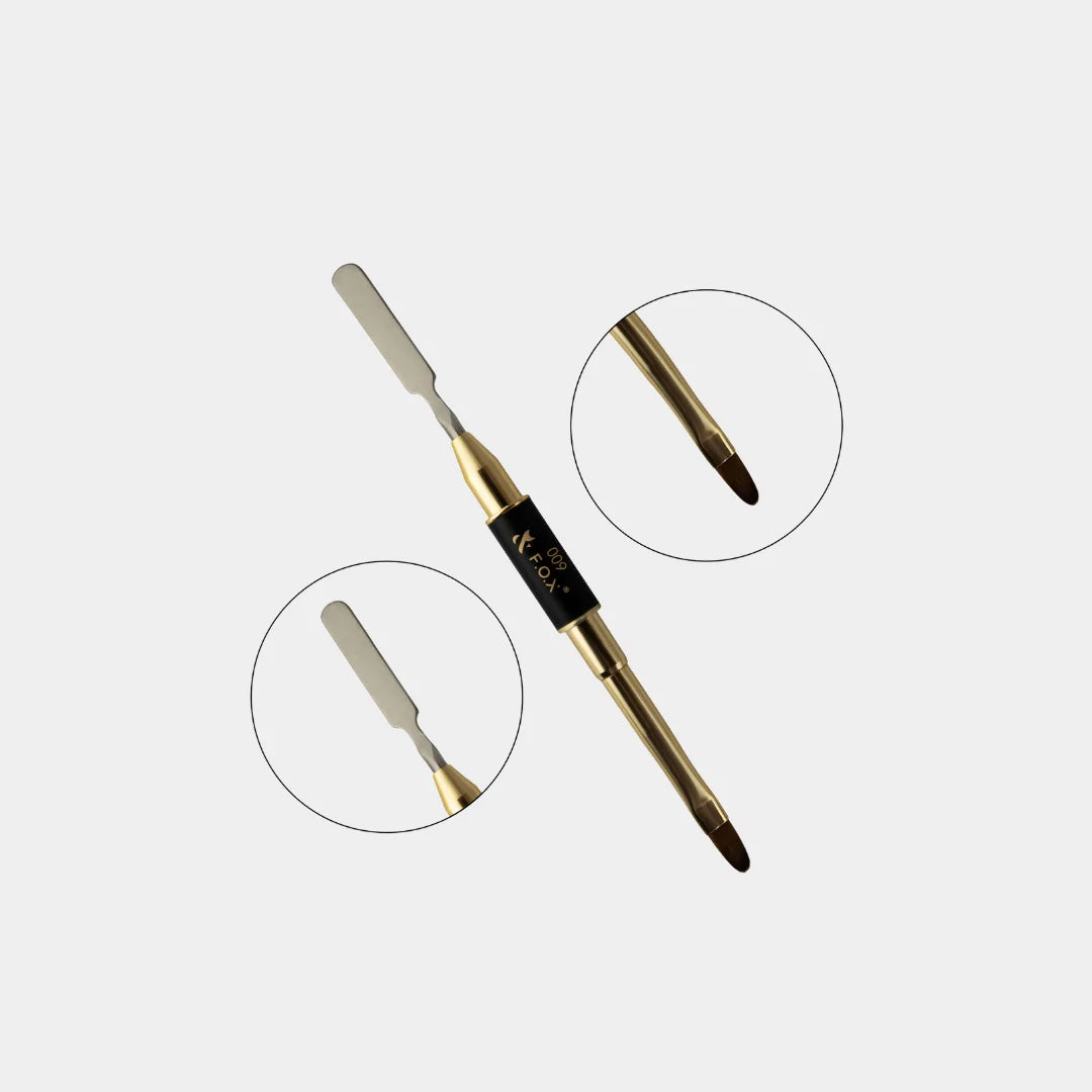 F.O.X Nail Art Double Brush for Acrylgel 009