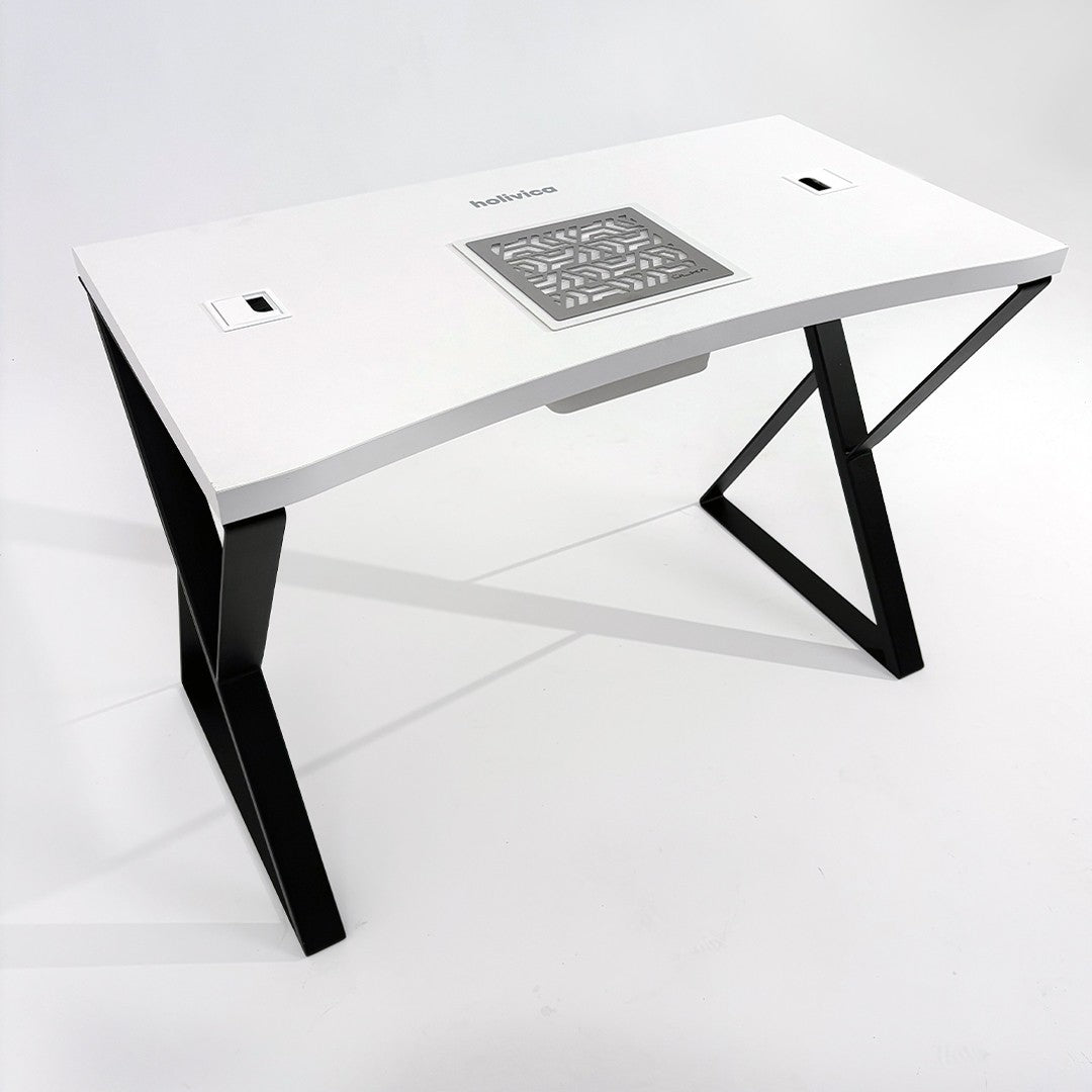 Manikúrní stůl Holivica s otvorem pro odsávačku prachu