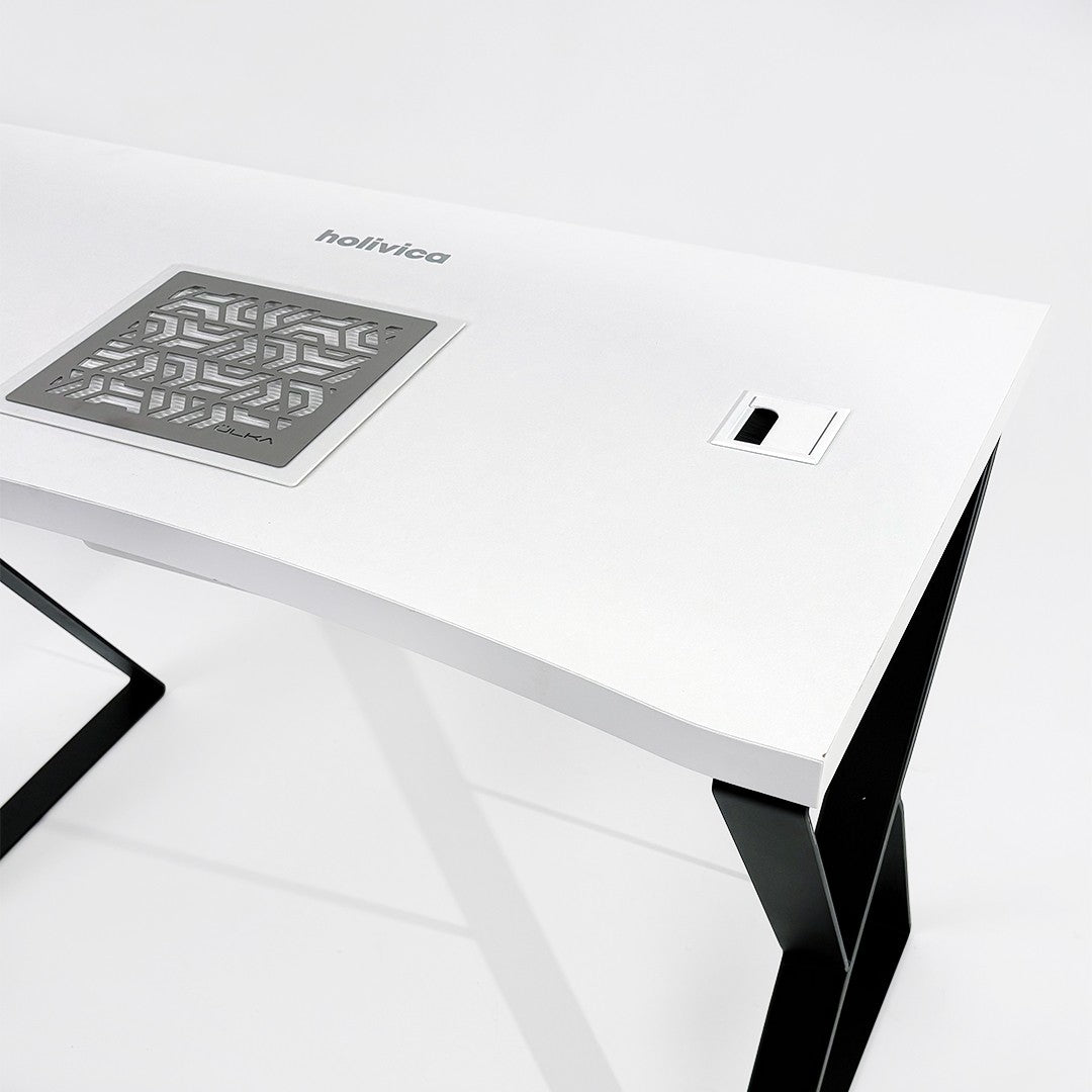 Manikúrní stůl Holivica s otvorem pro odsávačku prachu