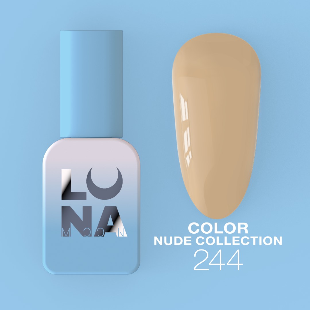 Lunamoon Color #244 (13ml) - Prémiový gel lak pro profesionály