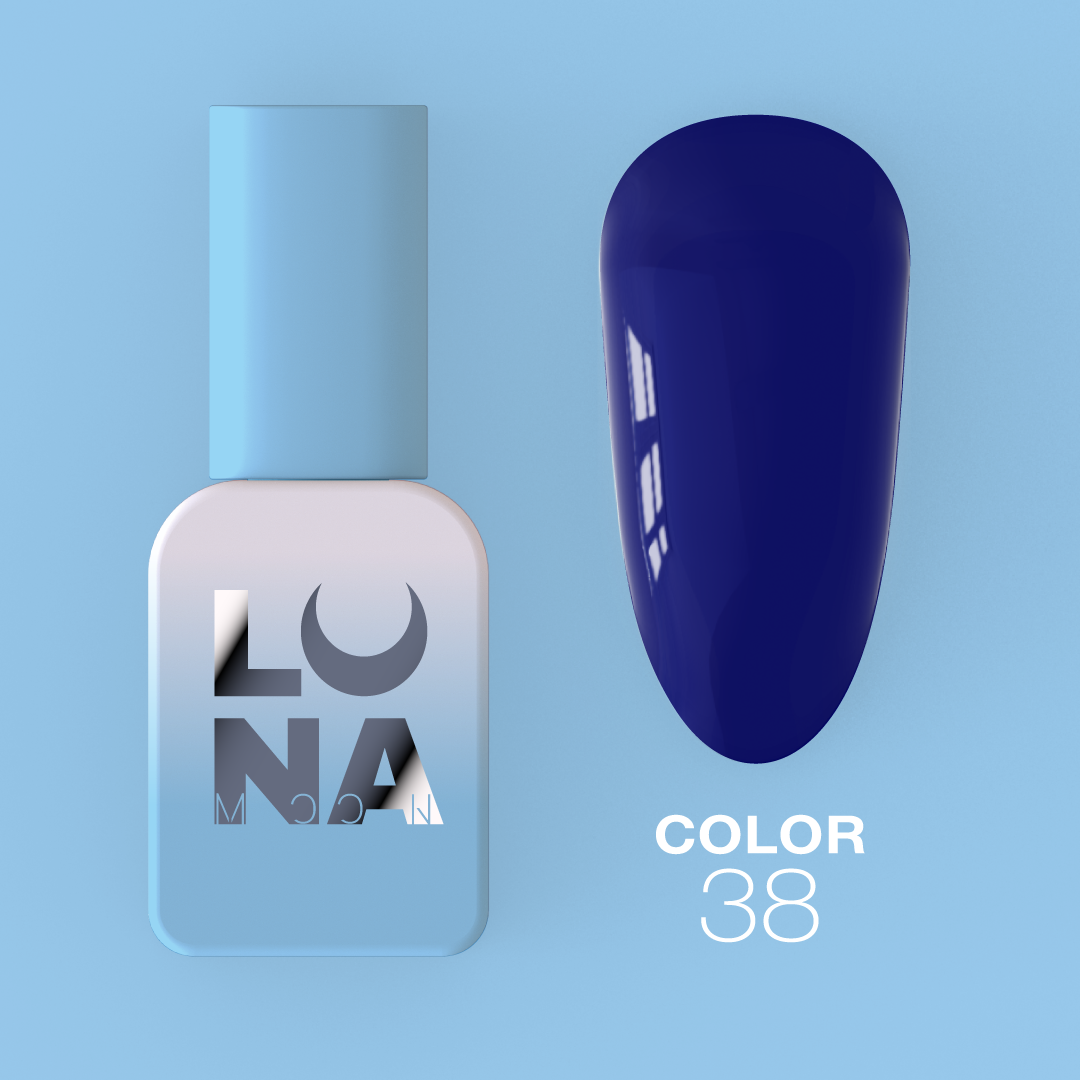 Lunamoon Color #38 (13ml) - Prémiový gel lak pro profesionály