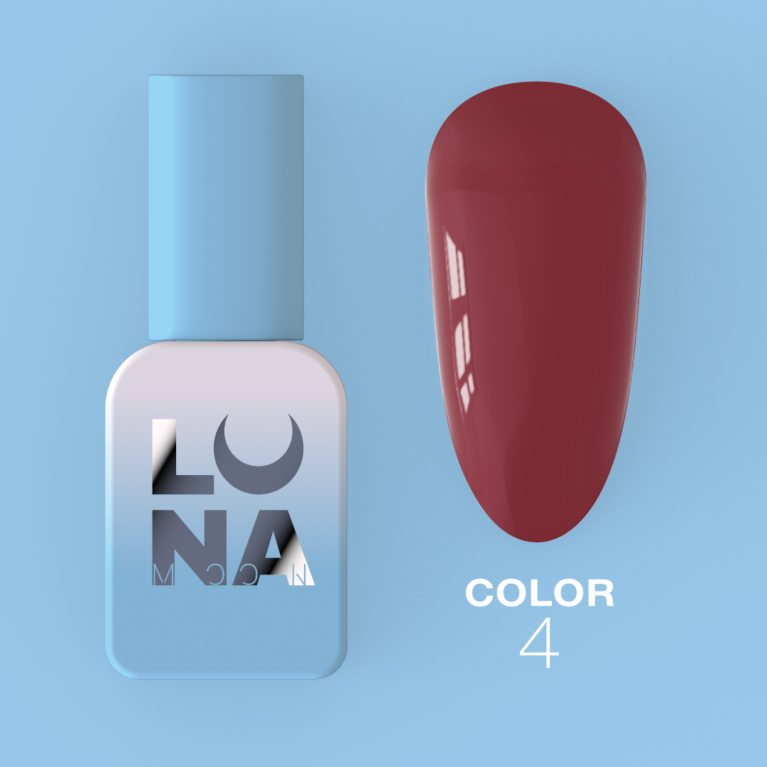 Lunamoon Color #04 (13ml) - Prémiový gel lak pro profesionály