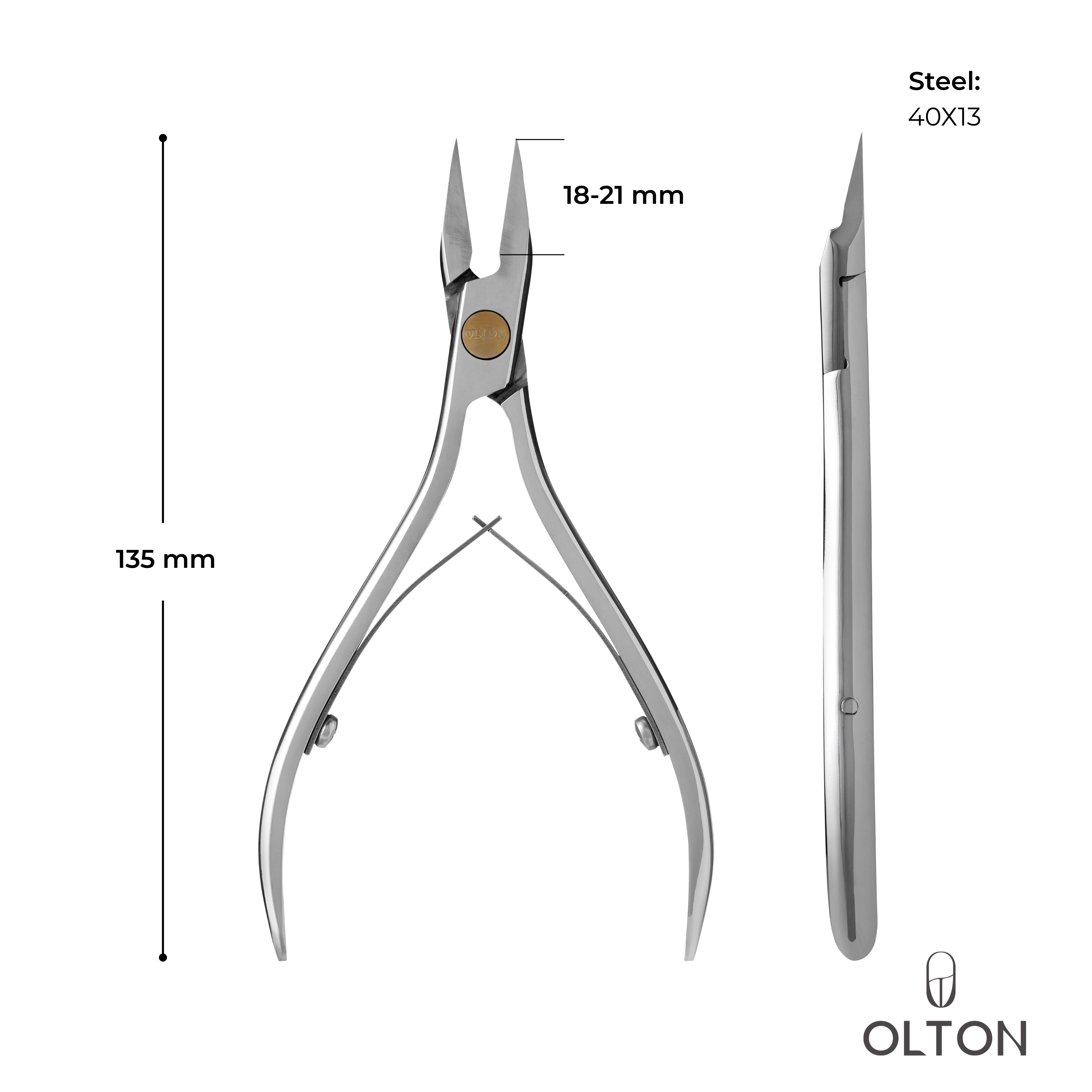 OLTON Cęgi do paznokci XS | XXXL | XXXL-N