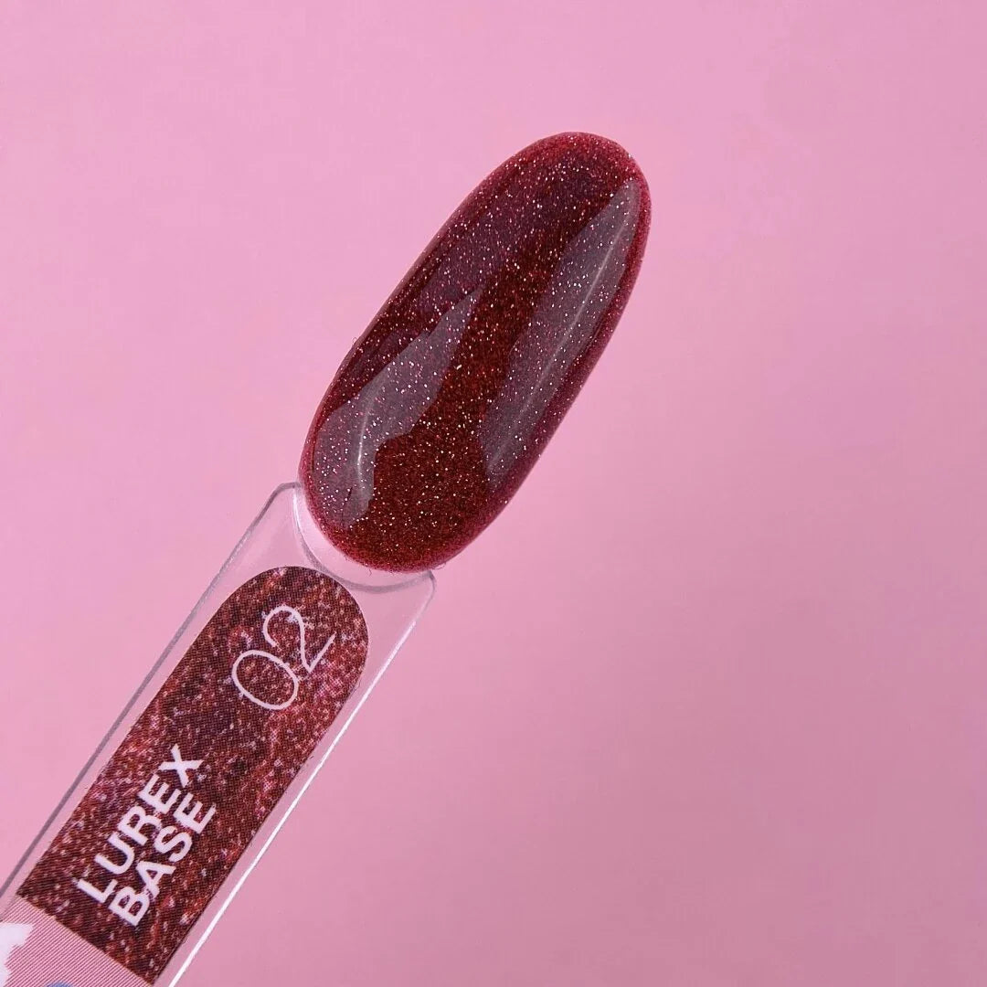 Lunamoon Lurex Base 13ml #2 - Kamuflážní báze na gel lak