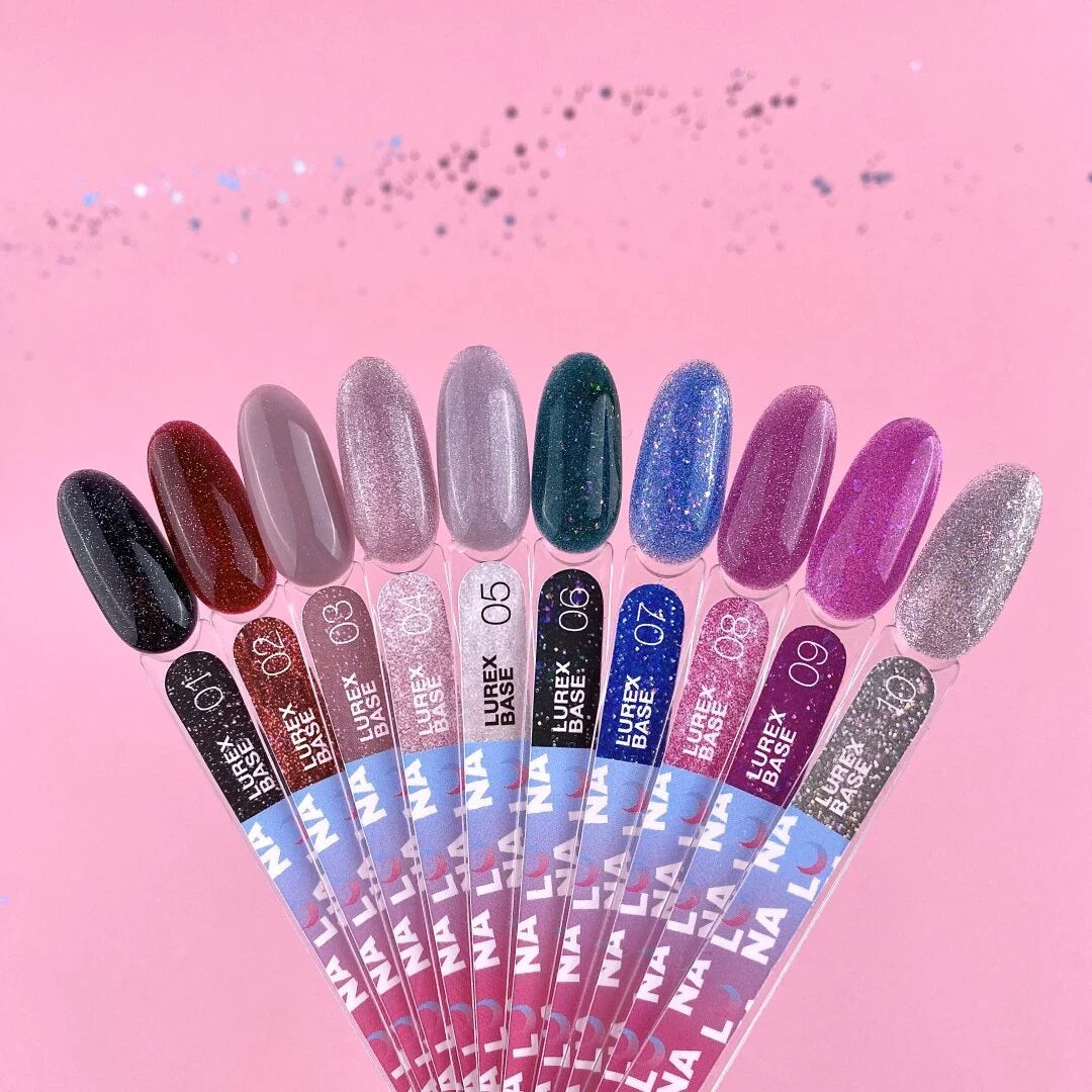 Lunamoon Lurex Base 13ml #2 - Kamuflážní báze na gel lak