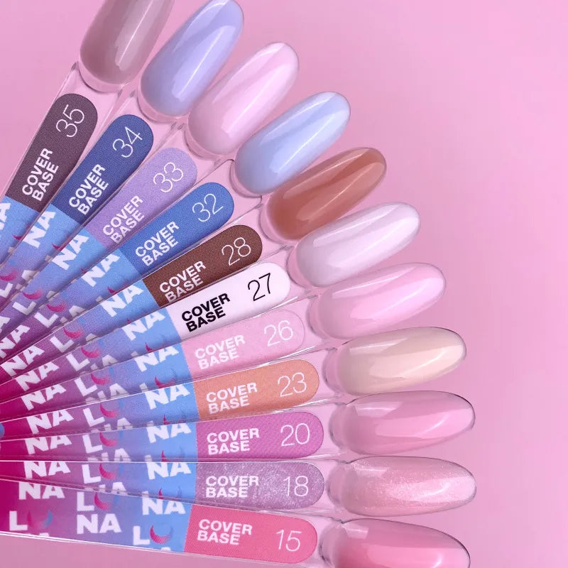 Lunamoon Cover Base 13ml #26 - Podkladová báze na gel lak