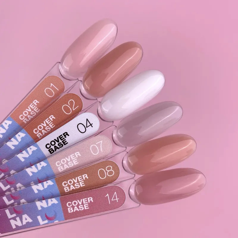 Lunamoon Cover Base 13ml #8 - Podkladová báze na gel lak
