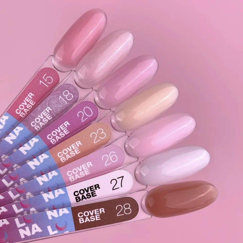 Lunamoon Cover Base 13ml #15 - Podkladová báze na gel lak
