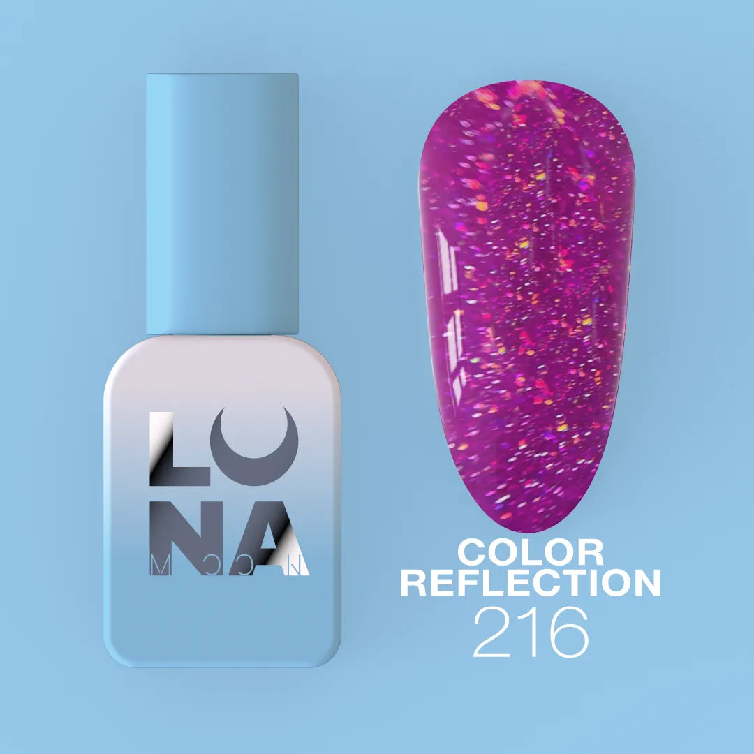 Lunamoon Color Reflection 13ml #216 - Prémiový gel lak pro profesionály