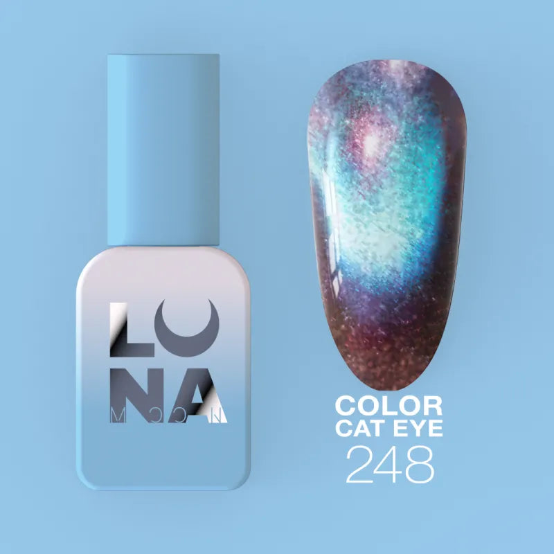 Lunamoon Color Cat Eye 13ml #248 - Prémiový gel lak pro profesionály
