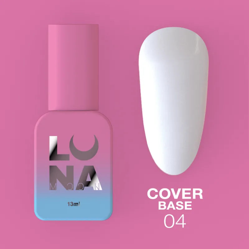 Lunamoon Cover Base 13ml #4 - Podkladová báze na gel lak