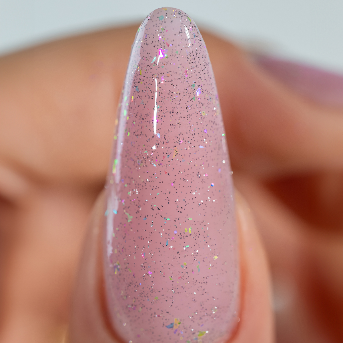 Hybridní top coat Silver Flash